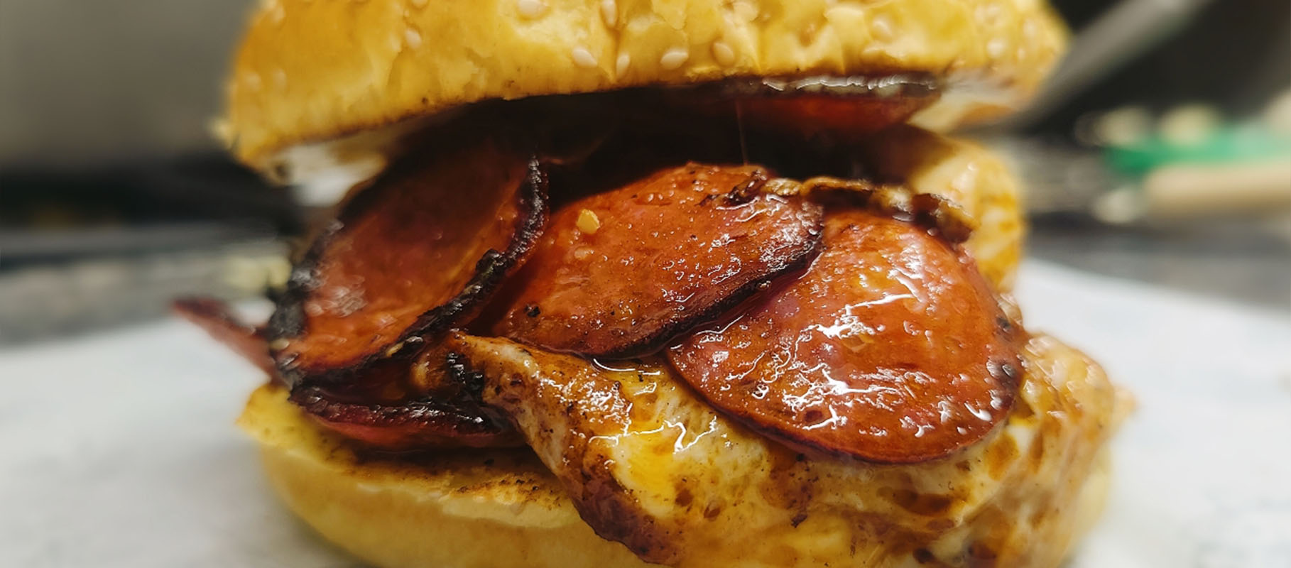 Marinara Melt Burger