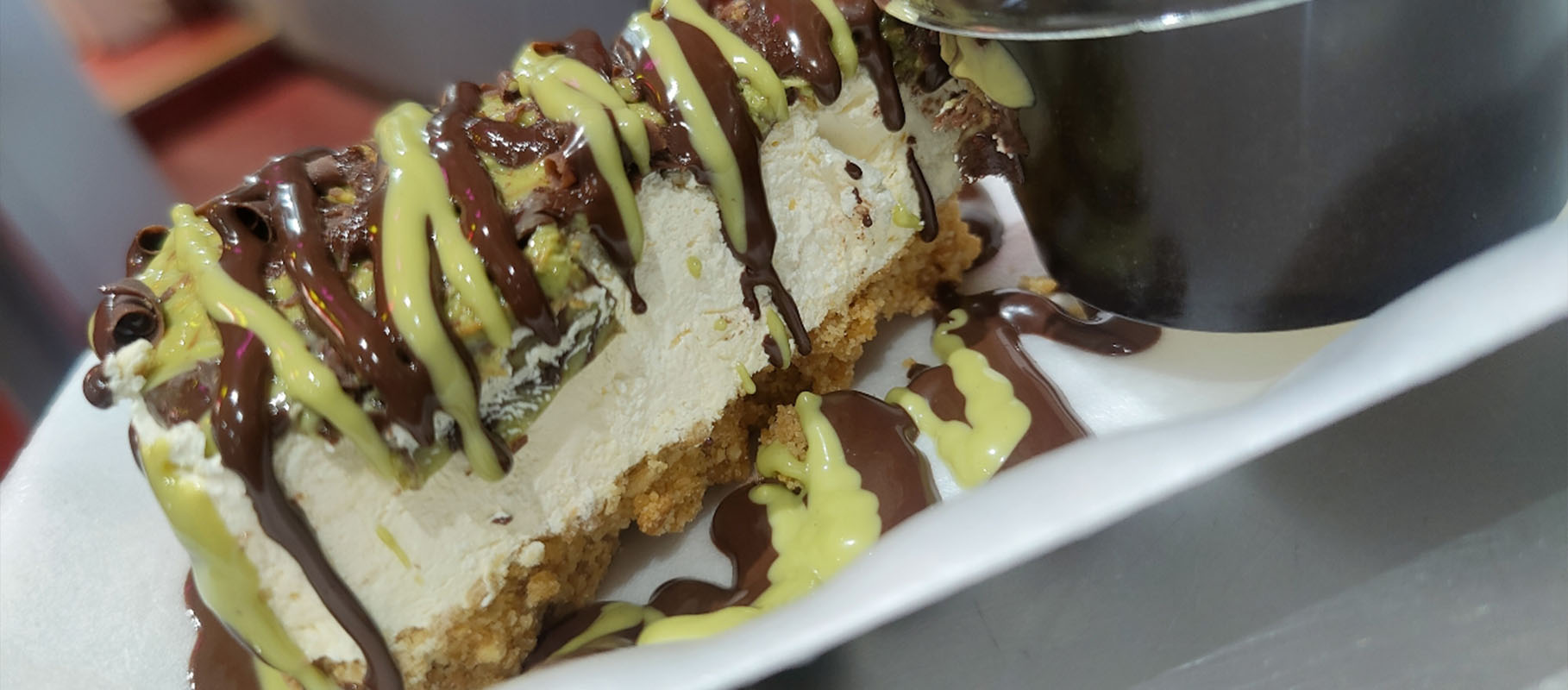 Dubai Cheesecake and Side