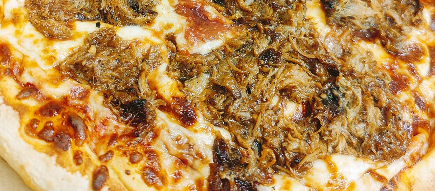 BBQ Pork Puller Pizza