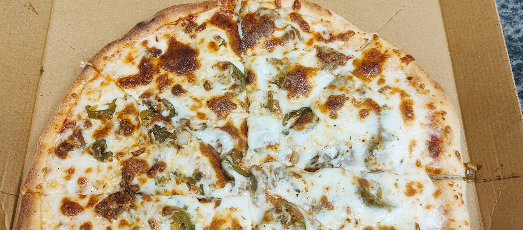 Jamaican Chicken Pizza